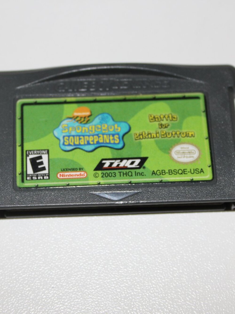 SpongeBob SquarePants Battle for Bikini Bottom Nintendo Game Boy Advance Tested